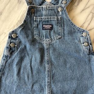 Original OshKosh B’gosh Girls Denim Jumpsuit Dress.